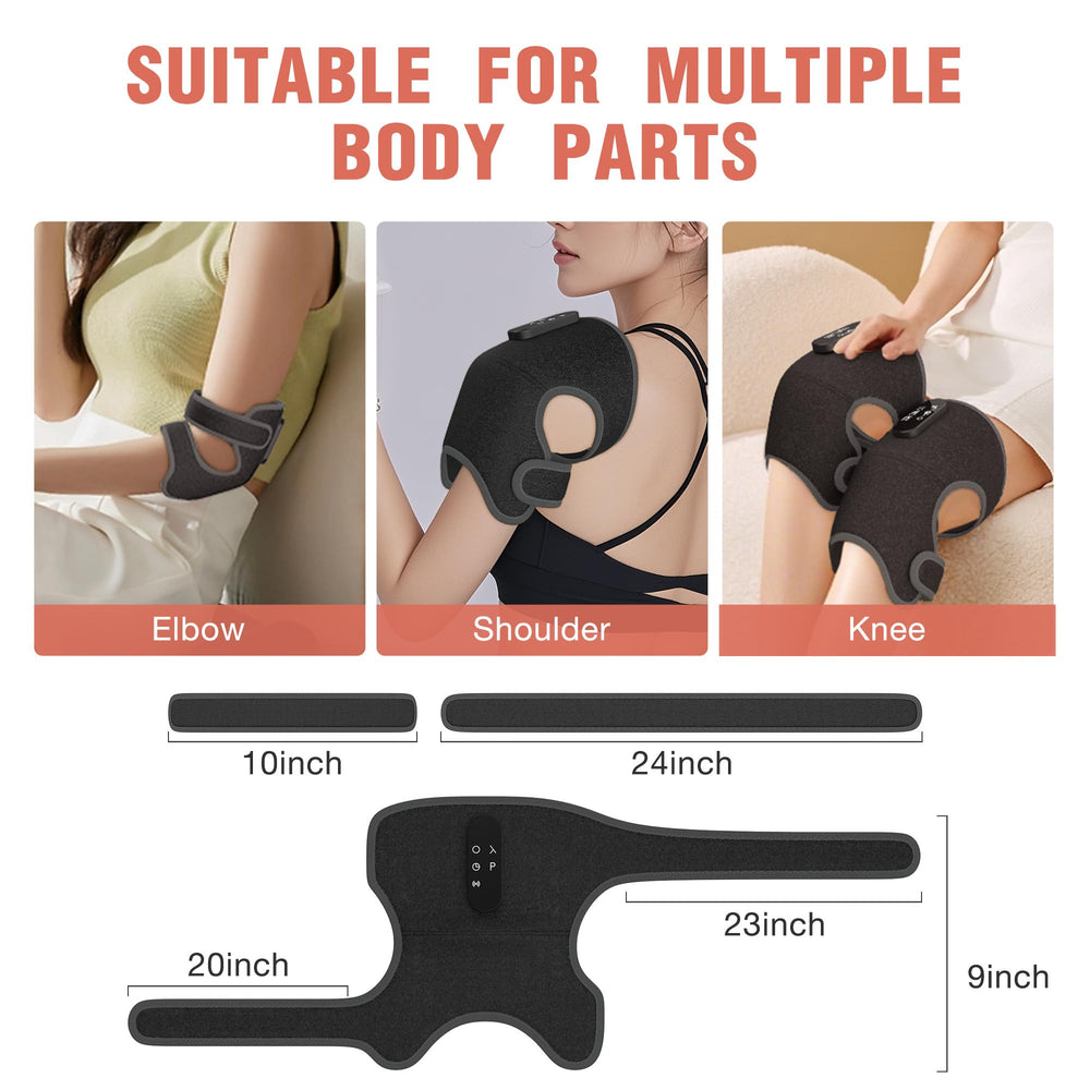 KNONNETD USB or power-bank capable knee wrap for flexible use.