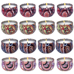 KNOURT rose-tin candle adds floral ambience to a cozy living room.