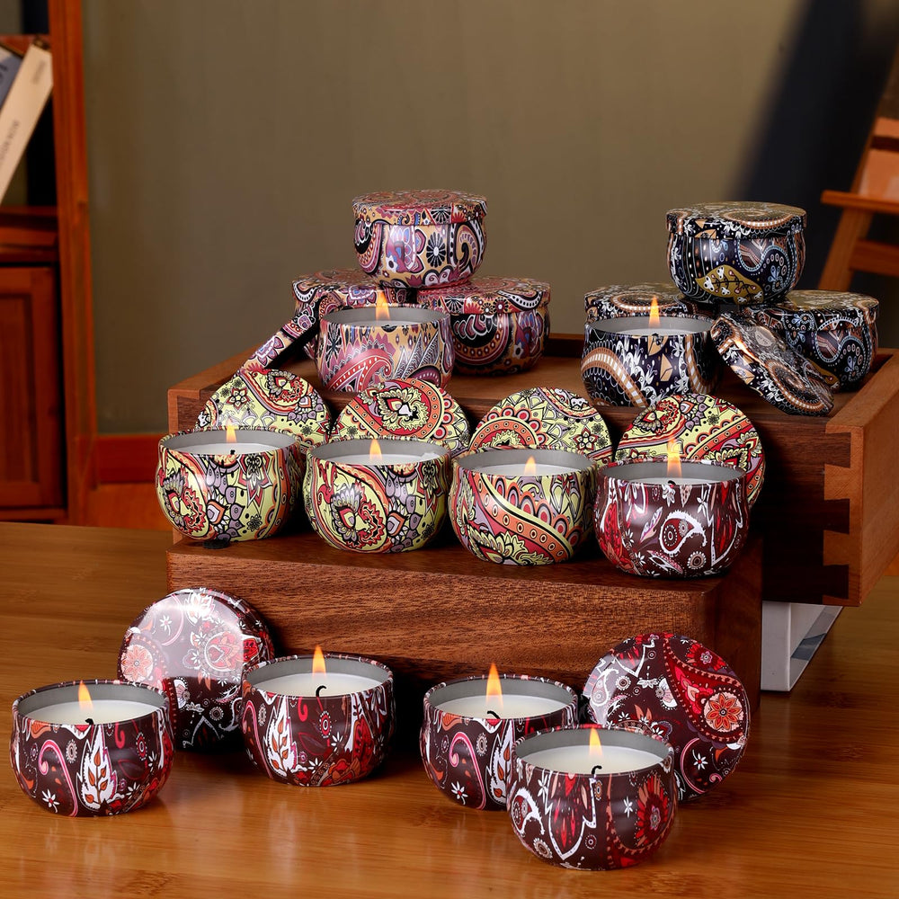 KNOURT vanilla-tin candle creates warm, comforting evenings.