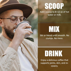 Knowman Labs Premium Collagen dairy-free formula; keto and paleo friendly.