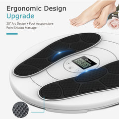 KNQZE foot massager lcd display shows settings clearly for quick adjustments.