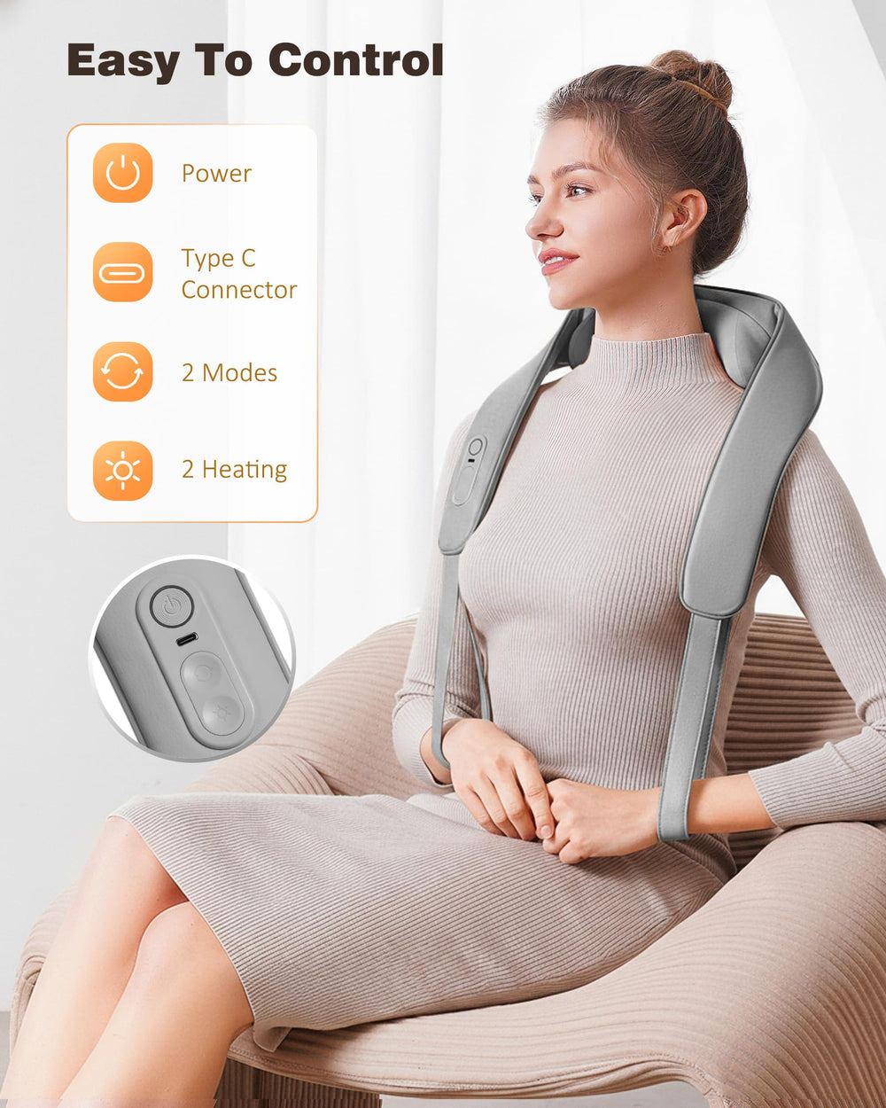 KNQZE graphene heating panel in gray demonstrates fast even warmth.