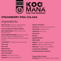 KOA MANA probiotics and prebiotics for nutrient absorption support