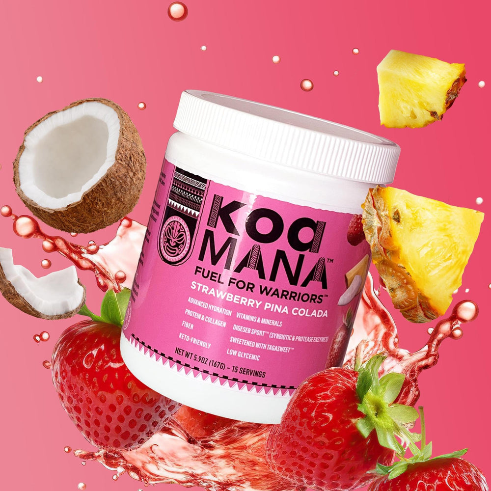 KOA MANA protein and BCAA blend for muscle recovery during training