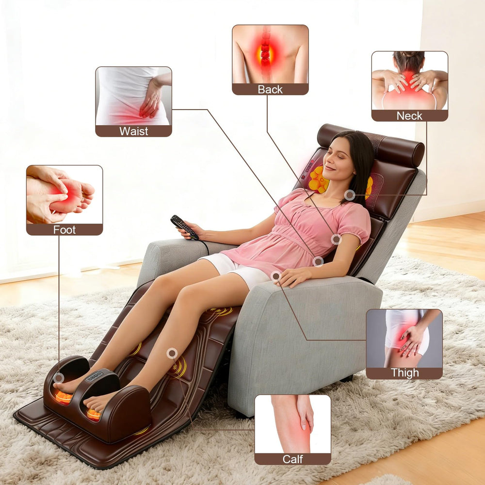 KOCASO Foot Massager delivers soothing heat to feet and calves.