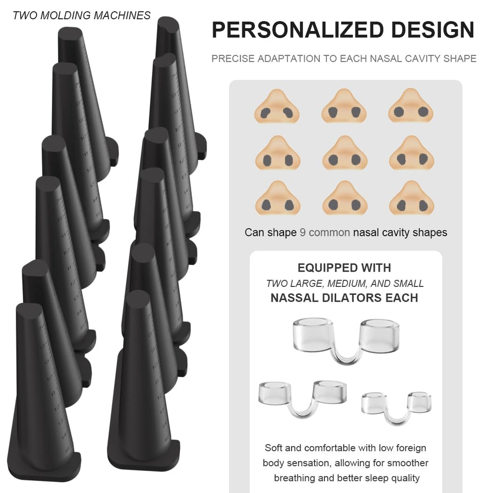 KOHEEL Nasal Dilator nine-shape design adapts to different nose shapes