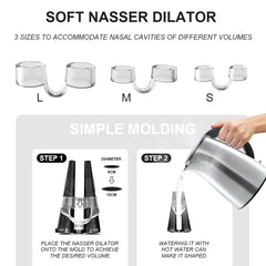 KOHEEL Nasal Dilator adjustable sizes for a precise, comfortable fit