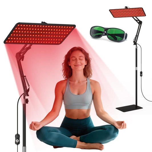 KOITHE red light therapy panel focuses on facial care for radiant skin at home.