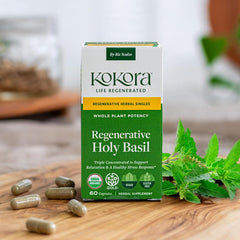 Kokora vegan and non-GMO seal on packaging for clean ingredients