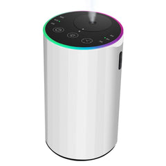 KONCHILE Waterless Diffuser front view shows compact, portable aroma setup for on-the-go aromatherapy.