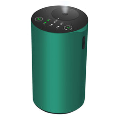KONCHILE Waterless Diffuser in green, compact front view ideal for desktop or car.