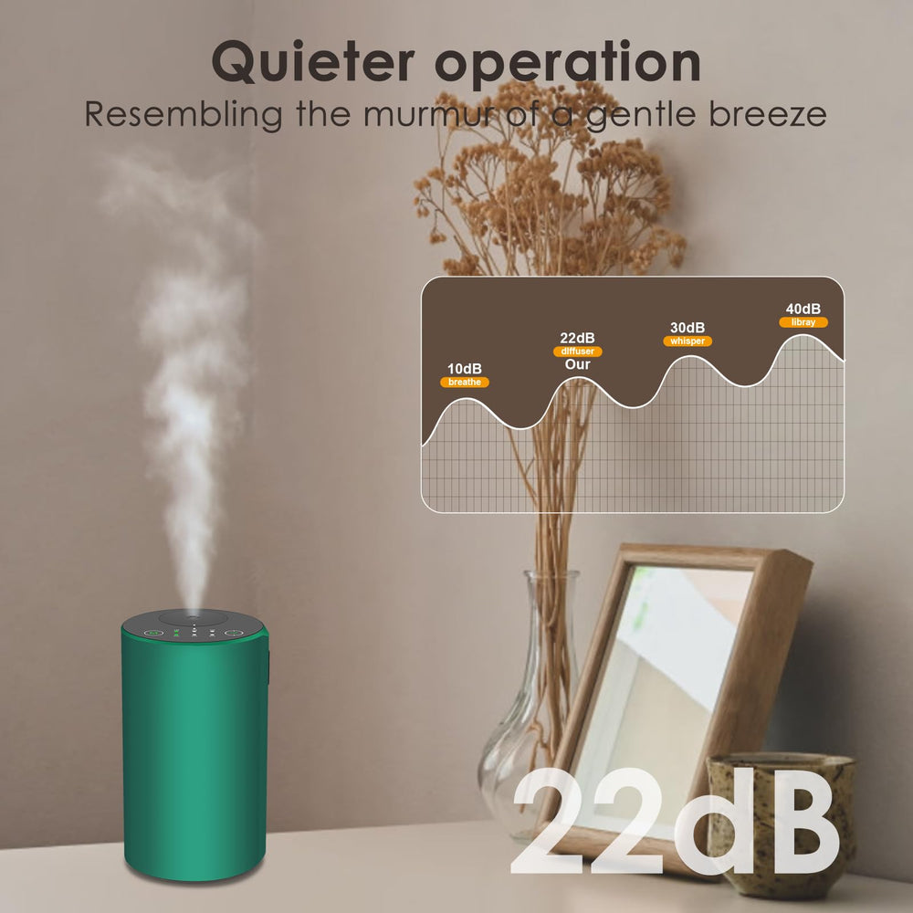 KONCHILE travel-friendly diffuser fits bags and car cabins.
