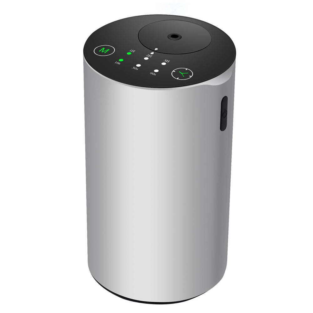 KONCHILE waterless diffuser with LED light for calm ambience.