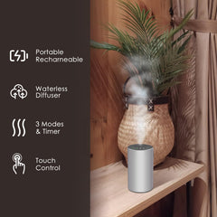 KONCHILE diffuser nozzle detachable for quick, mess-free scent swaps.