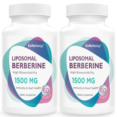 KoNefancy liposomal berberine bottle shows high-absorption format for daily wellness.