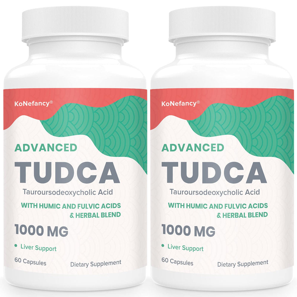 KoNefancy TUDCA liver supplement bottle supports liver function and detox potential