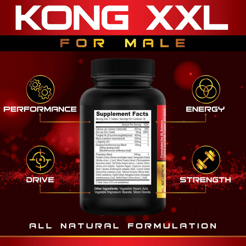 Kong XXL label showing USA-made quality and safety