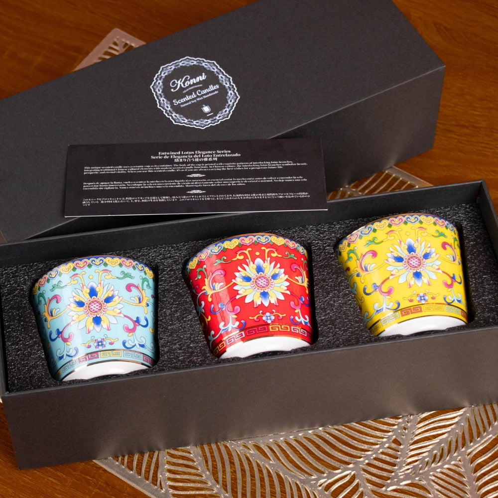 KONNI Clean-burning soy wax for safe, soot-free candle burn