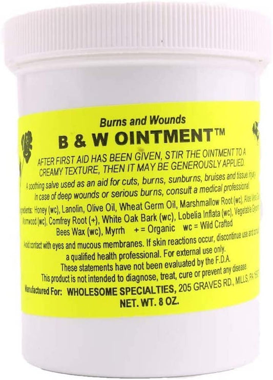 Konvalia Naturals Amish Burn Salve bottle close-up for soothing, skin-friendly relief