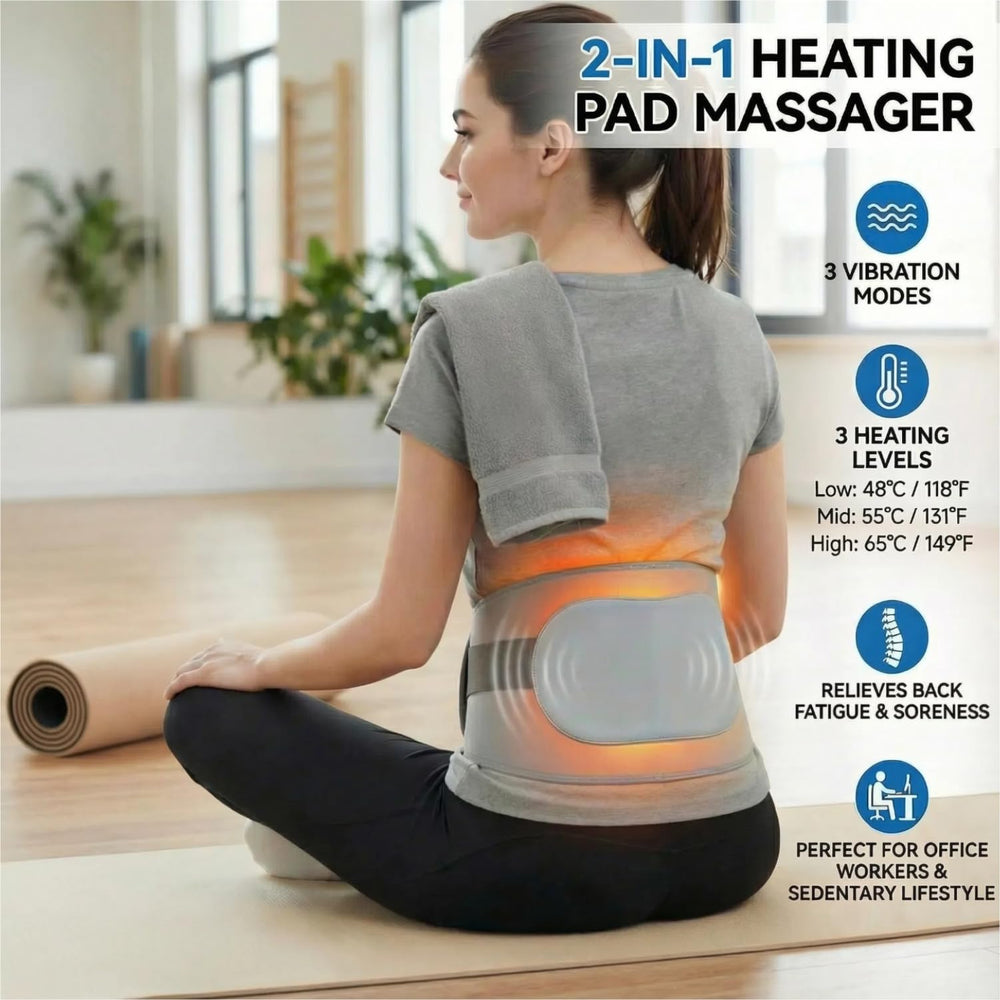 KOOTLEE heating pad with battery pack enables cordless use anywhere