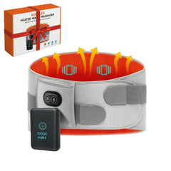 KOOTLEE cordless heating pad front view showing portable design for mobility