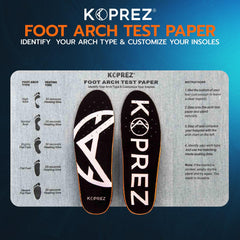 Koprez insoles ready for work, sneakers, and running shoes for active wear.