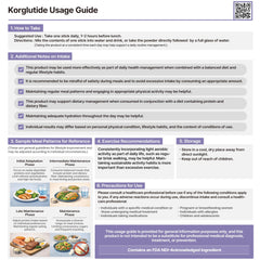 Korglutide powder being mixed with water for quick preparation