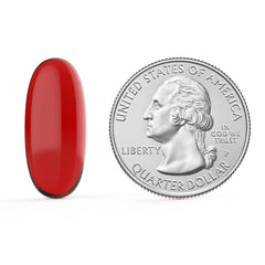 Kori Krill Oil astaxanthin-rich formula supports antioxidant-rich benefits.