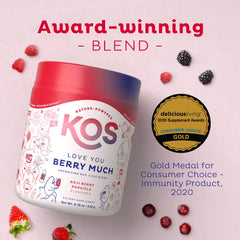 KOS Reds mocktail scene showcasing refreshing berry drink with coconut water