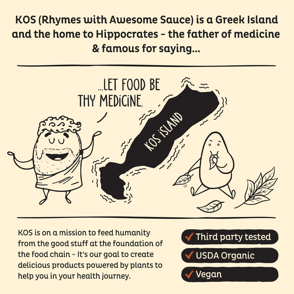 KOS vitamin mineral boost icon highlights 12 vitamins and minerals