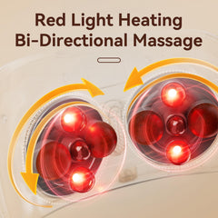 KOSTAK dual-disc closeup highlights deep kneading action for comfort