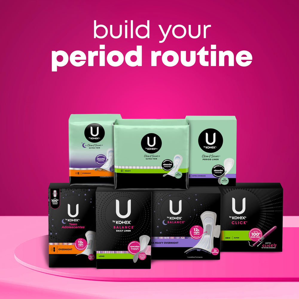 Kotex U Click is OEKO-TEX certified for safety and quality.