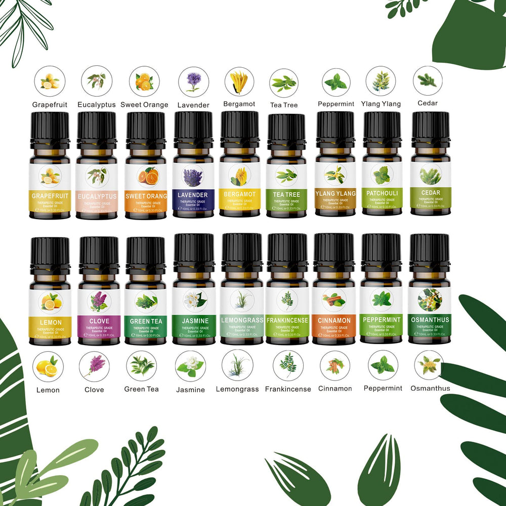 KOURUILIFE ylang-ylang oil bottle ideal for mood-enhancing blends