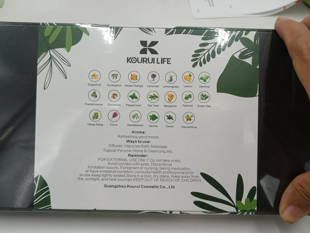 KOURUILIFE eucalyptus oil bottle complements diffusers and humidifiers