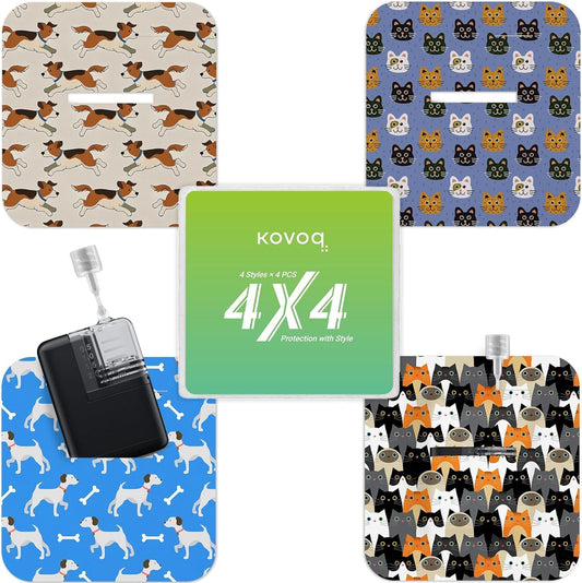 KOVOQ Tandem Mobi adhesive sleeve secured on the arm for all-day wear.