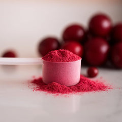 KOYAH Cranberry Powder recipe idea: sprinkle on oats and yogurt.