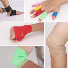 KOYEE elbow and knee support wrap lends adjustable compression for workouts.