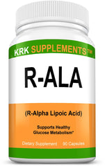 KRK Supplements R-ALA lifestyle scene on kitchen countertop for daily supplementation.