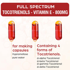 Kroppssund Tocotrienol full-spectrum label with key ingredients and allergen-free assurance.