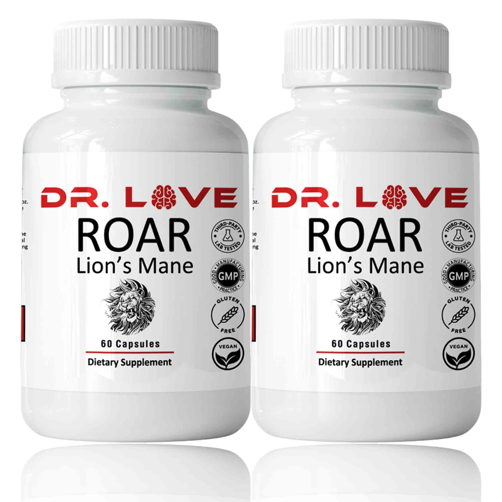 KUHTEM Dr Loves Roar Melena de León cápsulas: enfoque diario y claridad mental