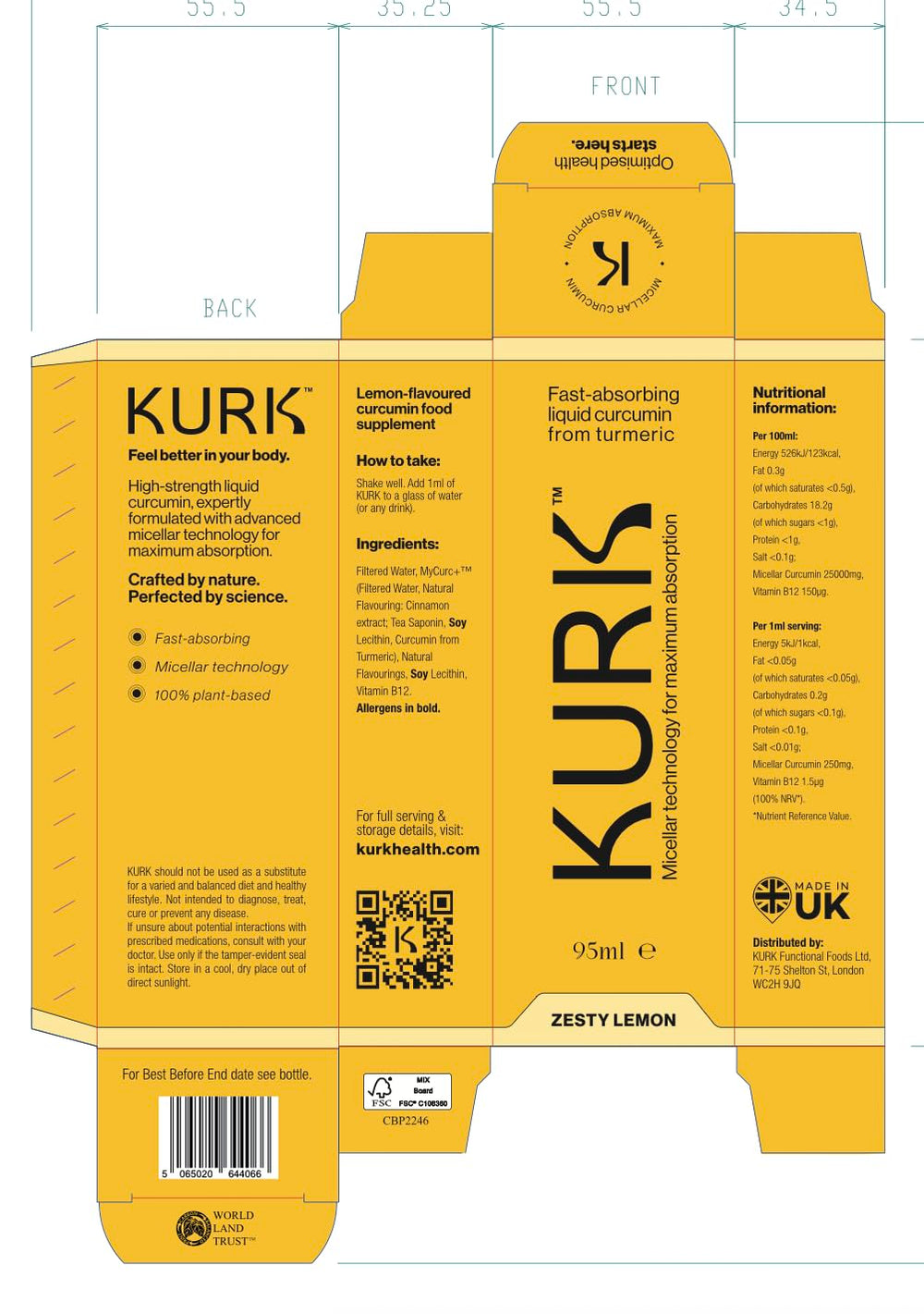 Kurk Essential drops added to coffee for smooth daily focus.