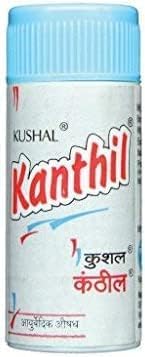 Kushal Kanthil Lozenges mint pack7 on table, refreshing breath after meals
