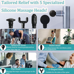 KVKID Mini massage gun battery life supports long sessions