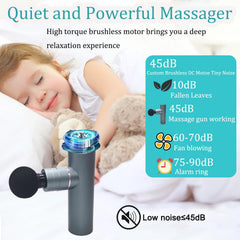 KVKID Mini massage gun charges via Type-C for quick recharging