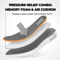 KWUKOTY breathable mesh upper keeps feet dry