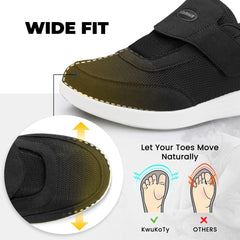 KWUKOTY slip-on orthopedic shoes for easy on and off