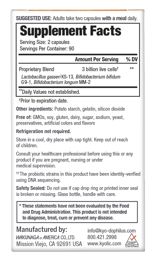 Digestive balance concept with Kyolic Kyo-Dophilus for everyday wellness.