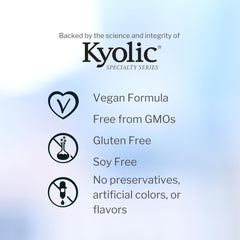 Kyolic L-Theanine and magnesium close-up indicating calming synergy.