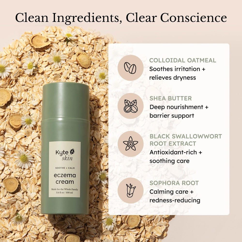 KYTE BABY Aloe and shea butter nourish dry, irritated skin
