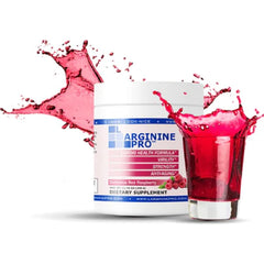 L-Arginine Pro travel-size single-serve container for on-the-go nutrition.